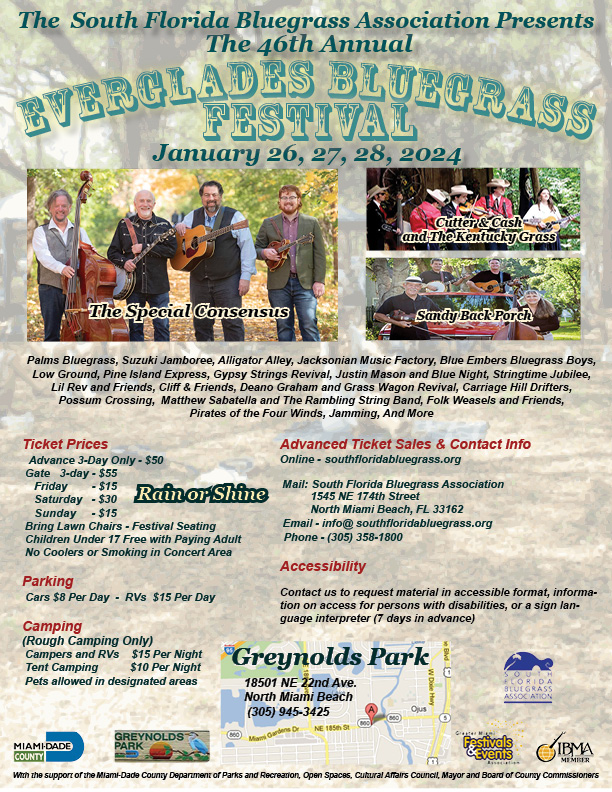 46th Everglades Bluegrass Festival